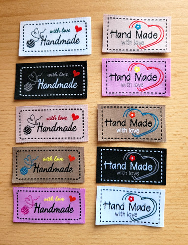 Versch stoff label handmade - versch.stoff-label,