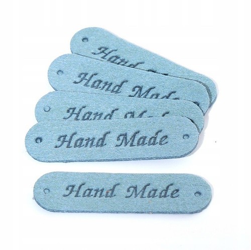 Handmade etikett stück 45mm - etikett,