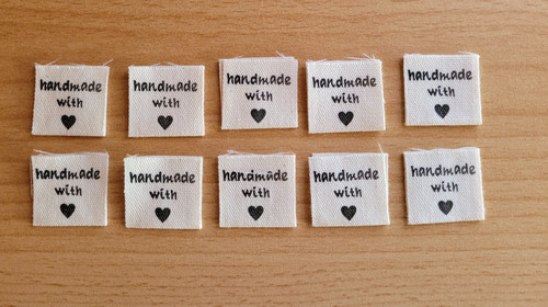 Diy nähen stoff label - nähen*, stoff-label