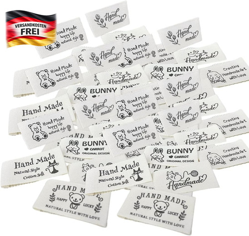 Stoffetiketten zum annähen - stoffetiketten,