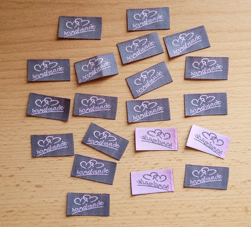 Stoff label handmade with - stoff-label,