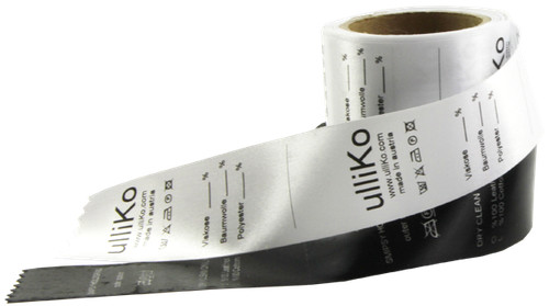 Pflegeetiketten satin - pflegeetiketten,