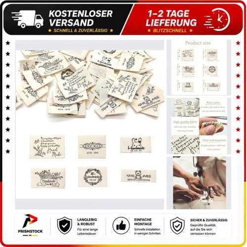 Lianchen stofflabel handmade - stofflabel,