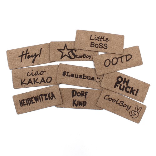 10er set label nähetikett - 10er,