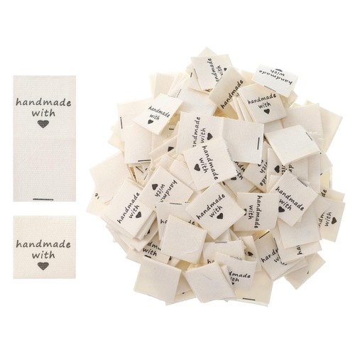 200 stück stoffetiketten - 200,