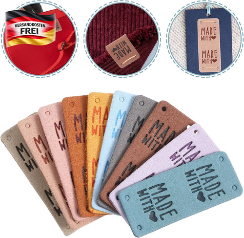 Handmade label set stück - handmade, 50